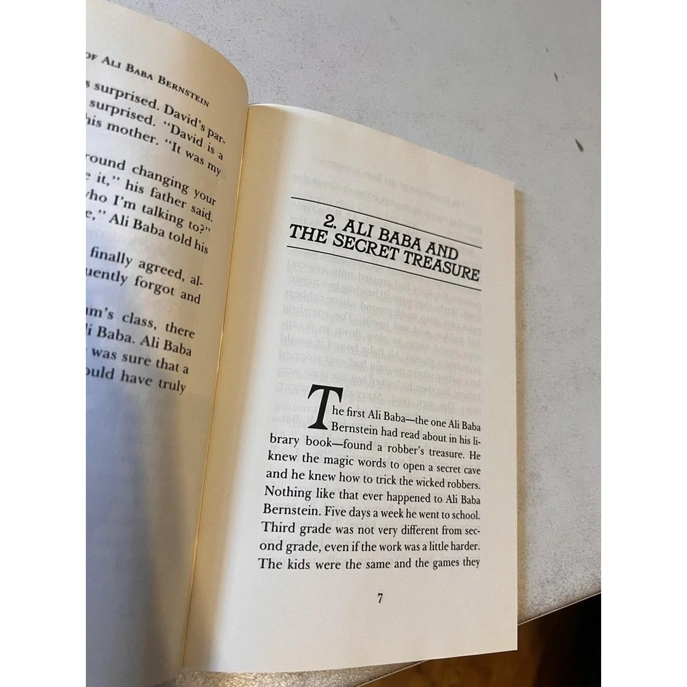 The Adventures of Ali Baba Bernstein Paperback Book Johanna Hurwitz